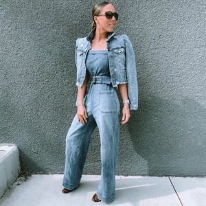 Anthropologie Pilcro Denim Overalls Jumpsuit